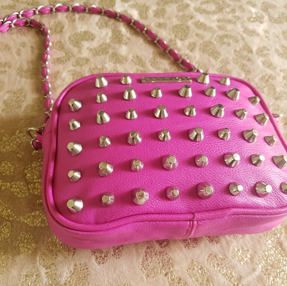 RAMPAGE | Small Pink Studded Bag - Picture 7 of 16